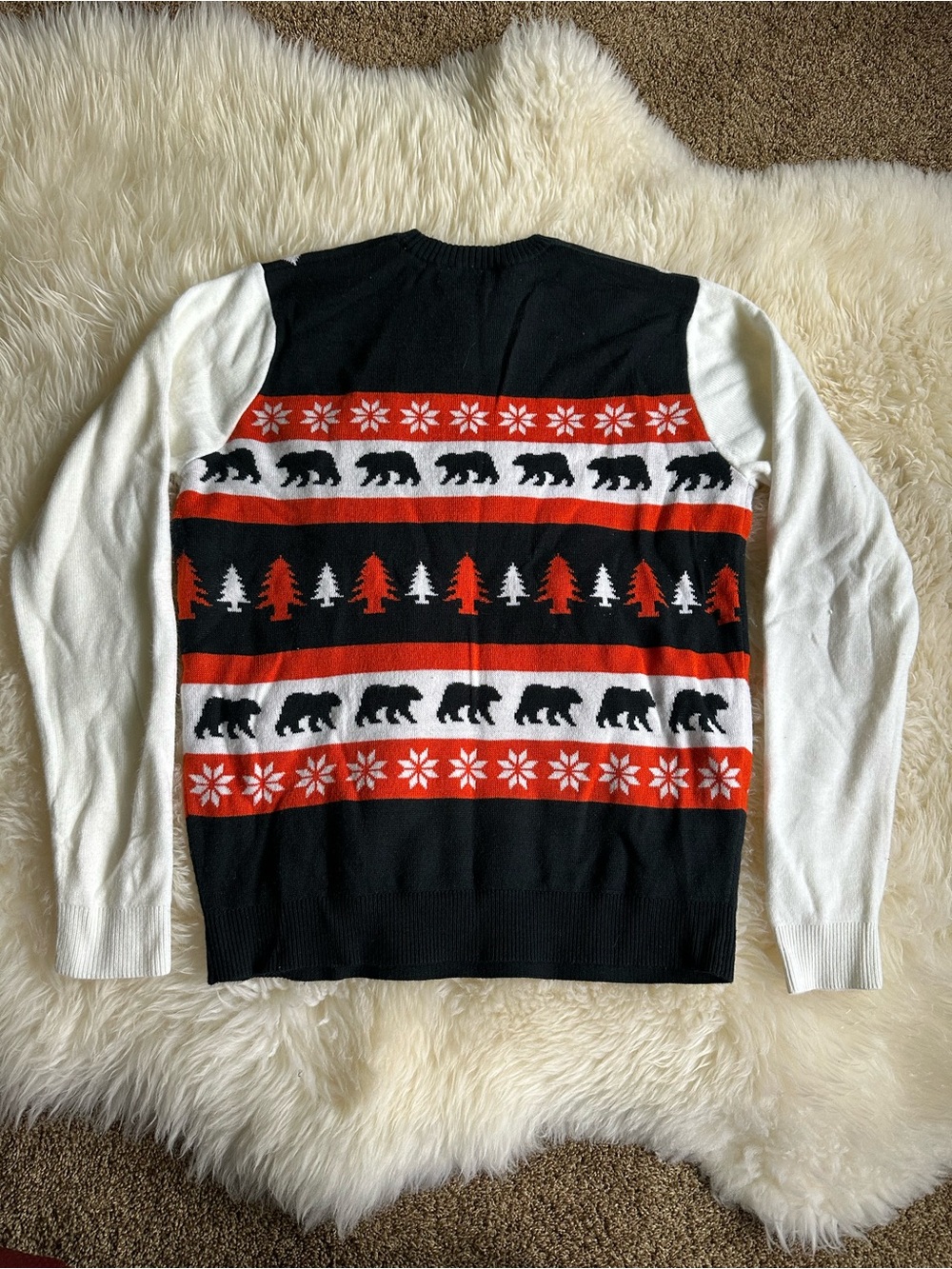 NFL Chicago Bears Ugly Christmas Knit Sweater - Picture 3 of 6